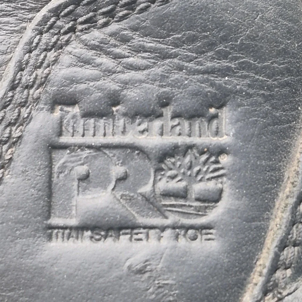 Timberland PRO Titan Work‎ Boots Womens Size 7 Black Leather Ankle Safety Toe